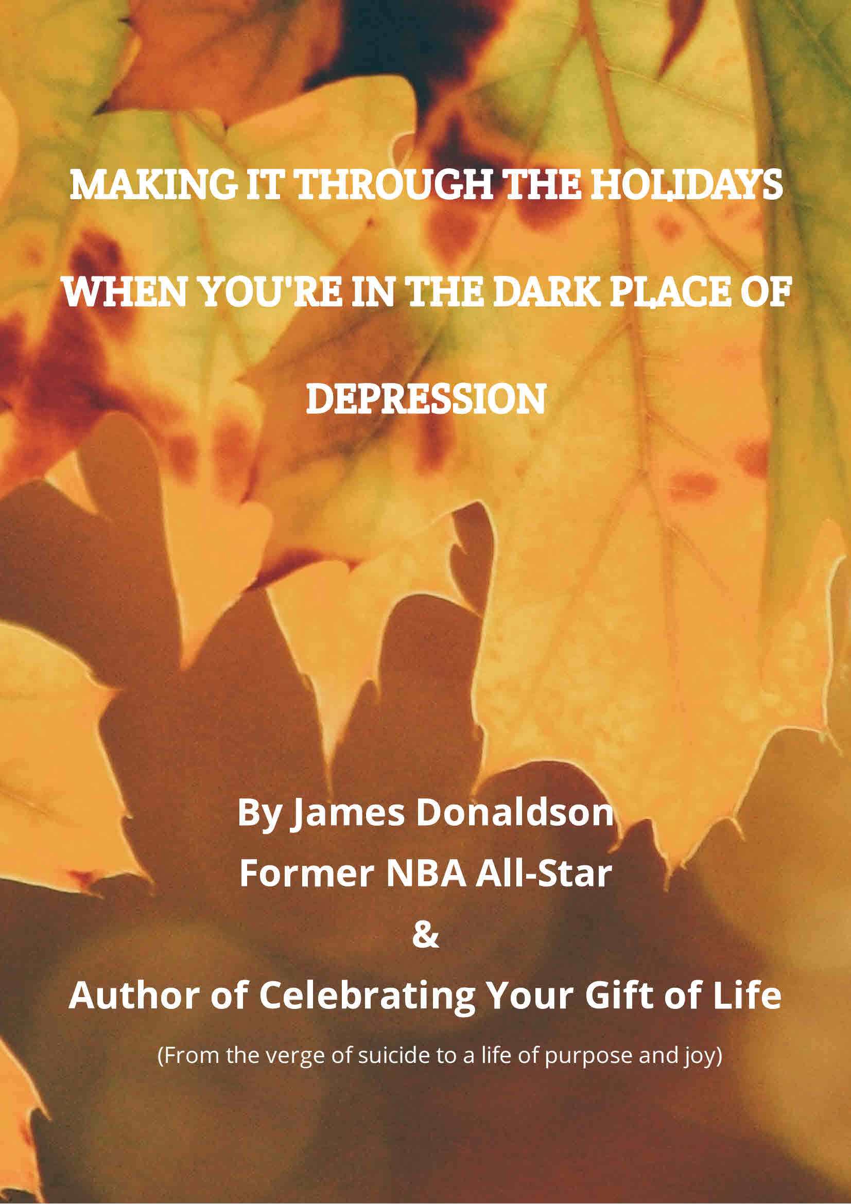 James Donaldson On Mental Health - Get Your Free Ebook Copy of "Making It Through The Holidays When You're in The Dark Place of Depression"