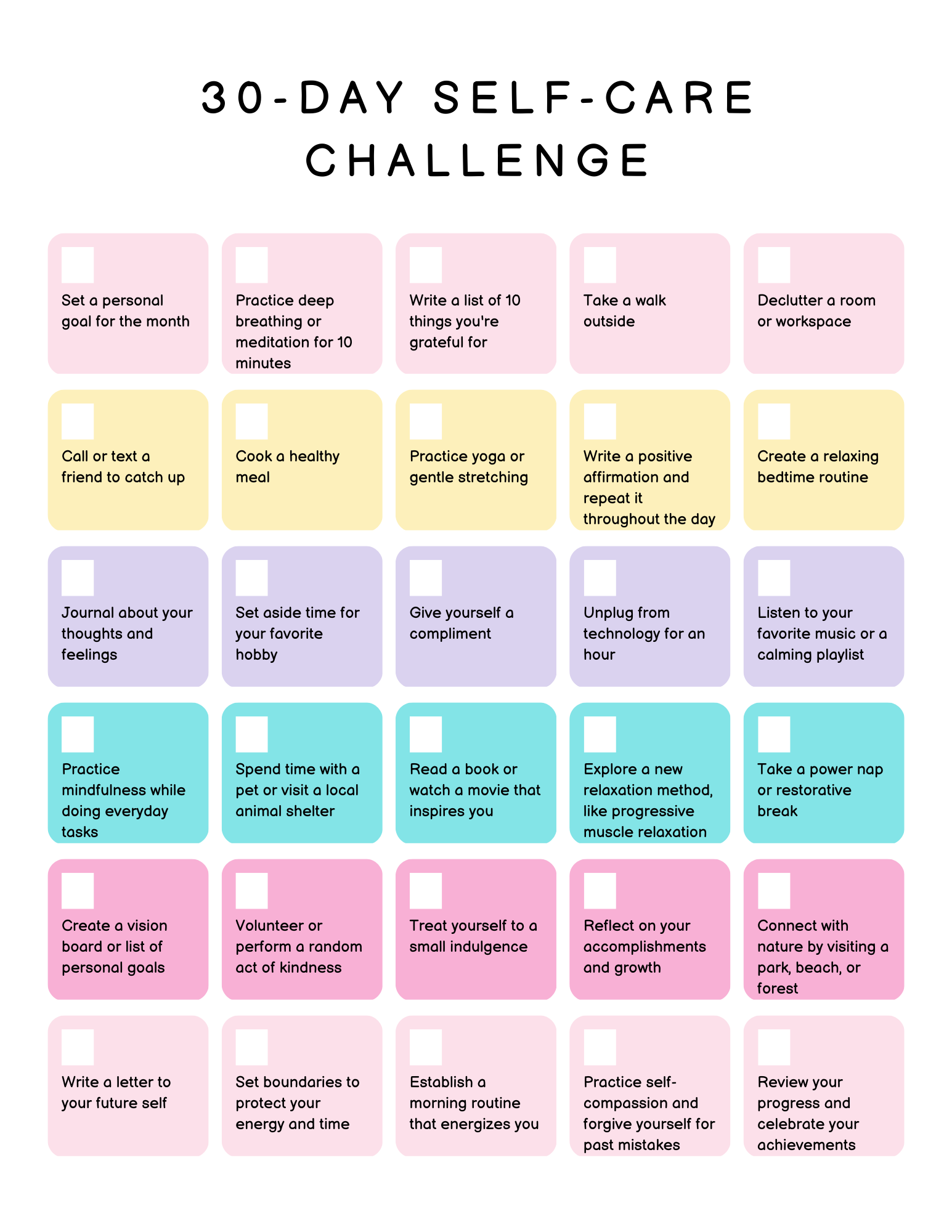 James Donaldson on Mental Health – 30 Day Self Care Planner